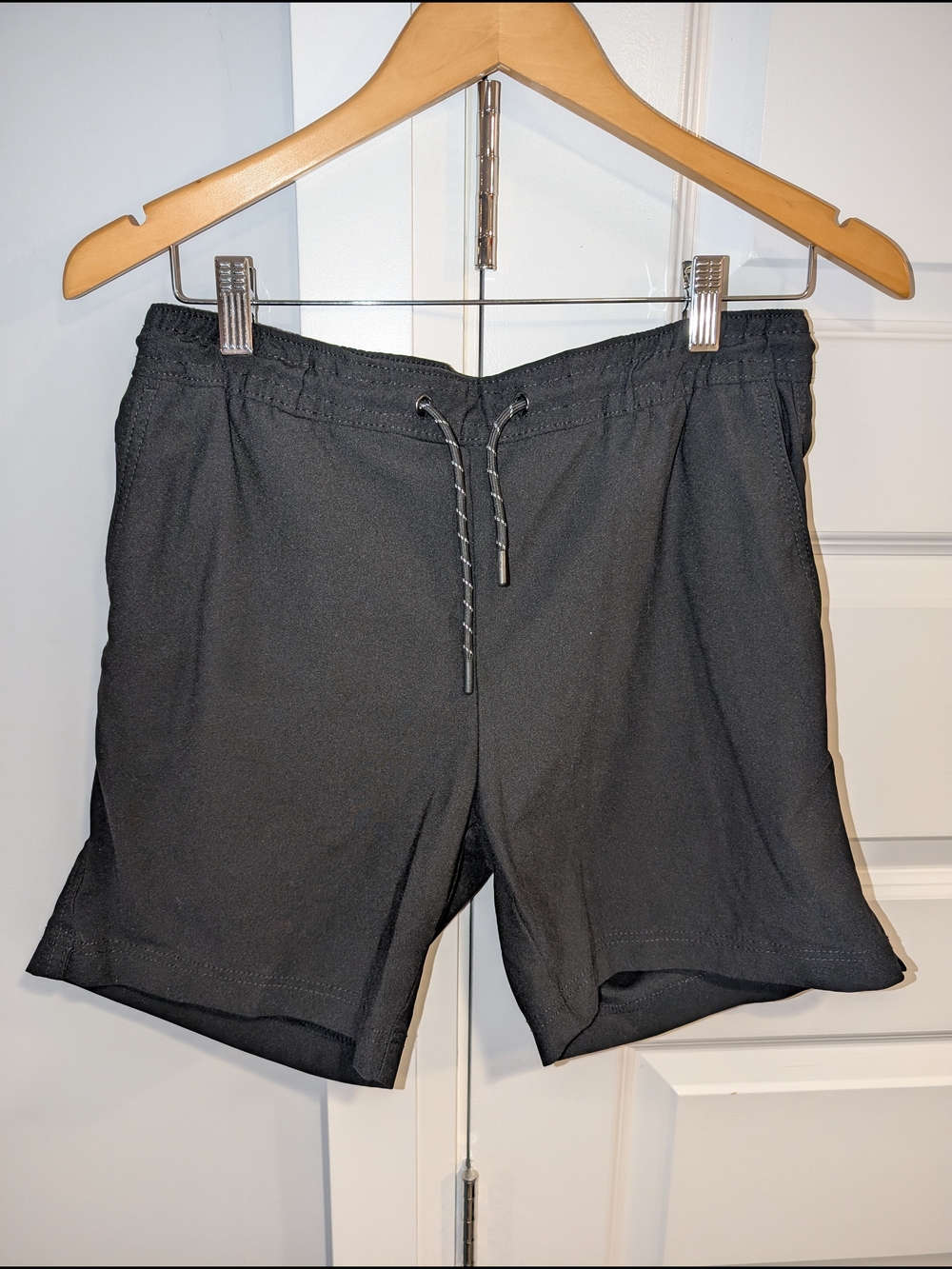 Men's Athletic Drawstring Hybrid Golf Shorts - Black